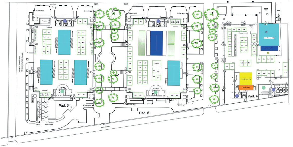 La mappa di Padelness